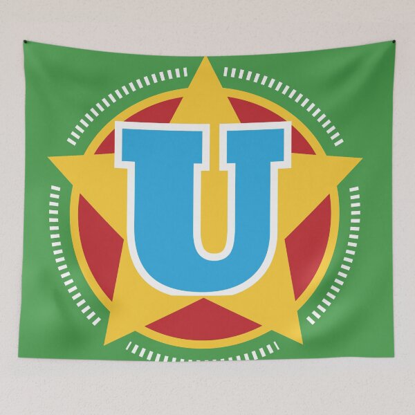 Item preview, Superhero Letter U. Star and stripes designed and sold by mgulin.