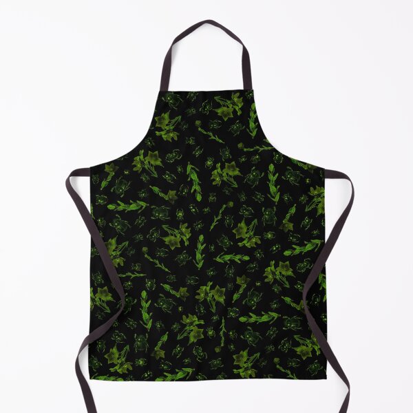 Item preview, Scarabs and Plants Green Pattern (black) designed and sold by zazuzanta.