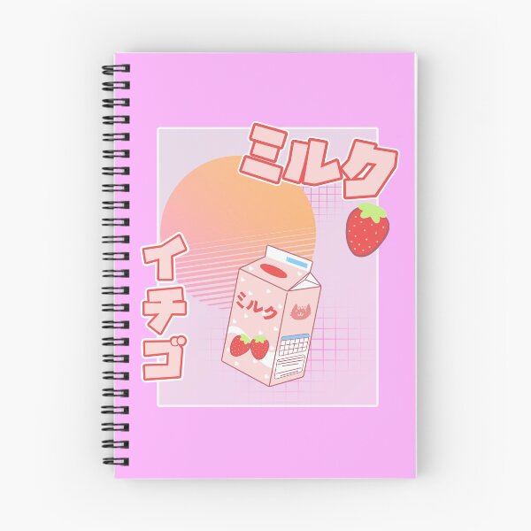 Artikelvorschau, Erdbeermilch Ichigo Miruku Kawaii Ästhetisches Chibi Pastell Geschenk entworfen und verkauft von VaporwaveAnime.