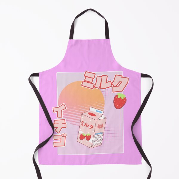 Item preview, Strawberry Milk Ichigo Miruku Kawaii Aesthetic Chibi Pastel Gift designed and sold by VaporwaveAnime.