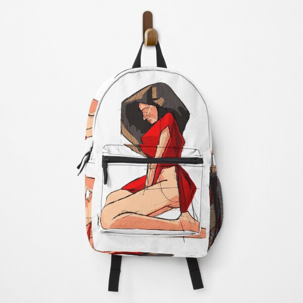 Item preview, Beautiful Brunette Woman in Red designed and sold by jociart.