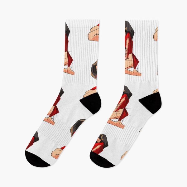 Item preview, Beautiful Brunette Woman in Red designed and sold by jociart.