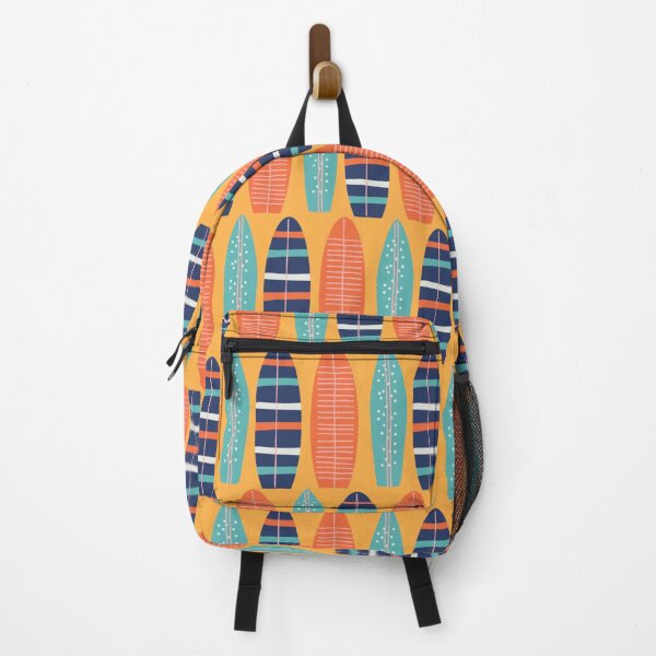 Item preview, Pattern Summer Beach Surfboard- orange background designed and sold by Schuva.