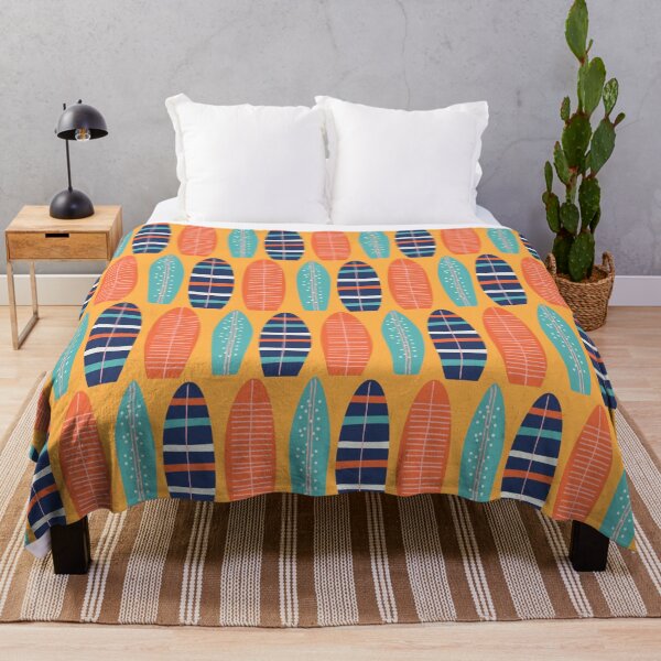 Item preview, Pattern Summer Beach Surfboard- orange background designed and sold by Schuva.
