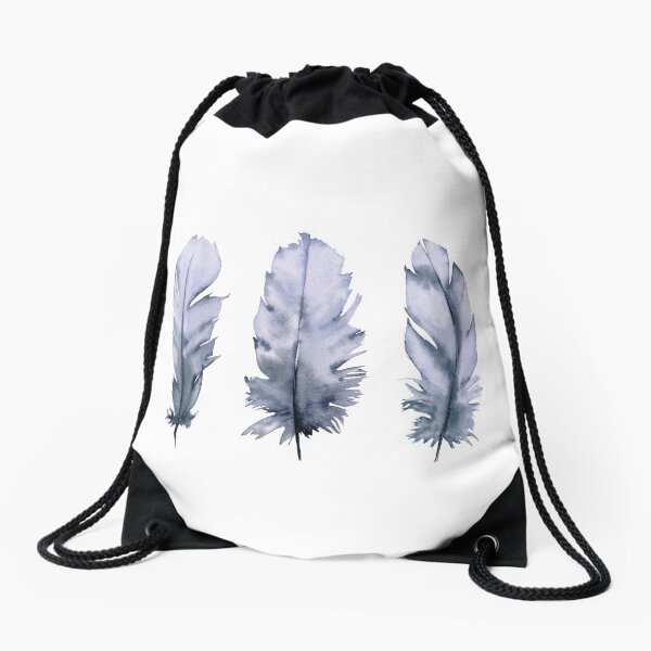 Aperçu de l'œuvre Plumes bleues créée et vendue par InnaPatiutko.