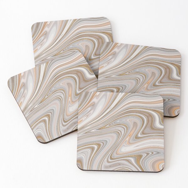 Item preview, Beige agate liquid marble texture pour fluid artwork designed and sold by CynthiaGraphics.