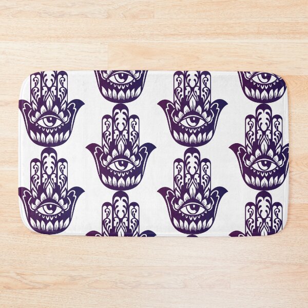 Item preview, Purple Hamsa Hand All Seeing Eye Protective Talisman by Witchly Tarot designed and sold by WitchlyTarot.