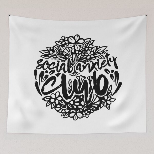 Item preview, Social Anxiety Club Flower Style designed and sold by DarrriaDesign.