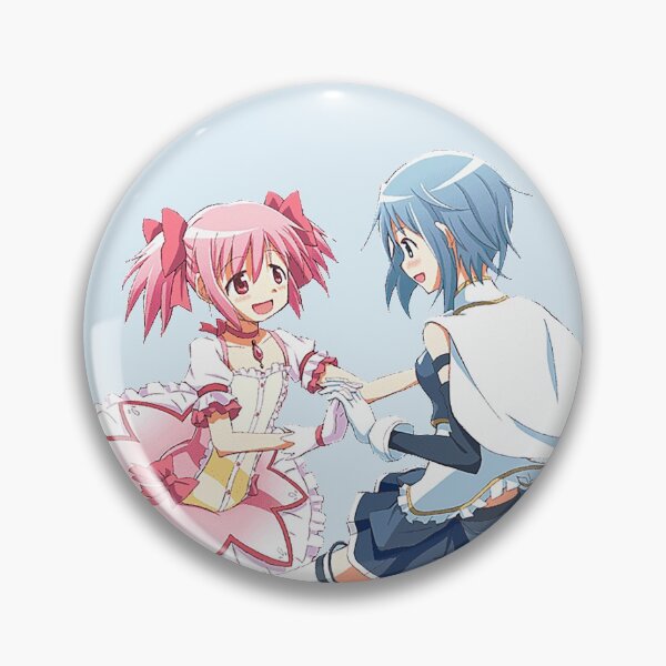 Artikelvorschau, Puella Magi Madoka Magica Madoka Kaname und Sayaka Miki Half Body entworfen und verkauft von thePeachPit.