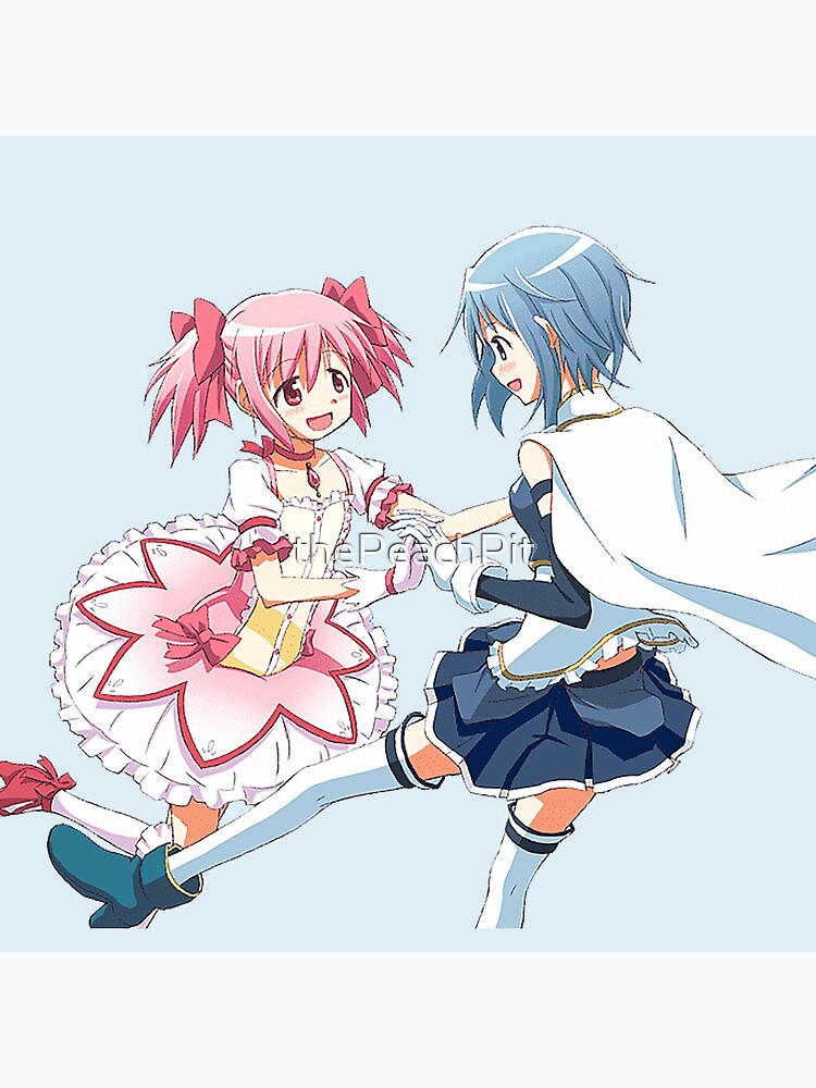 Puella Magi Madoka Magica Madoka Kaname and Sayaka Miki Half Body