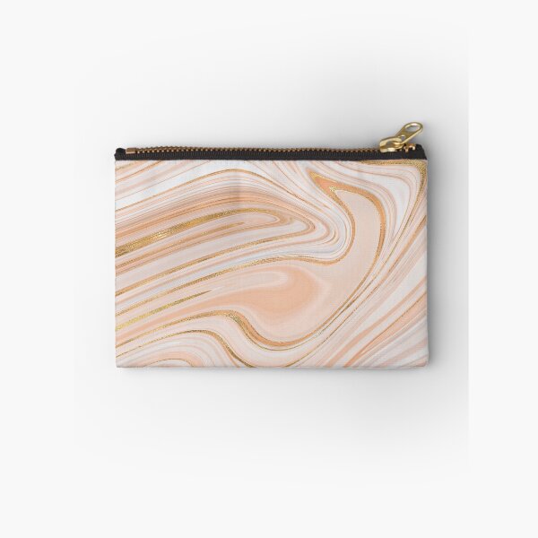Item preview, Peach pink agate liquid marble texture fluid artwork designed and sold by CynthiaGraphics.