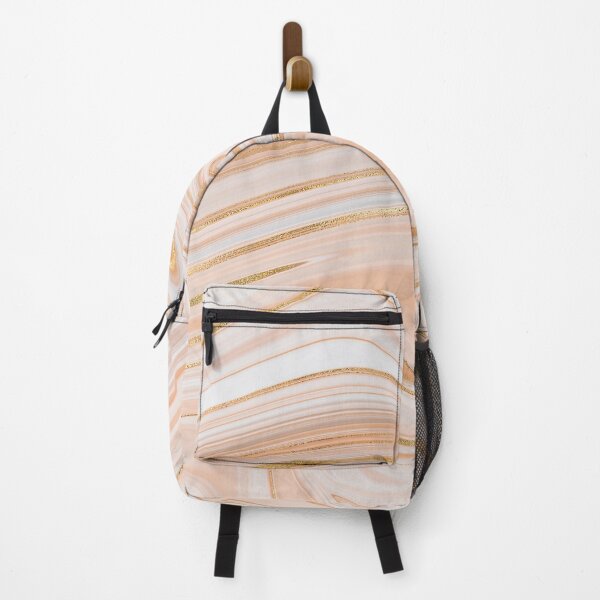Item preview, Peach pink agate liquid marble texture fluid artwork designed and sold by CynthiaGraphics.