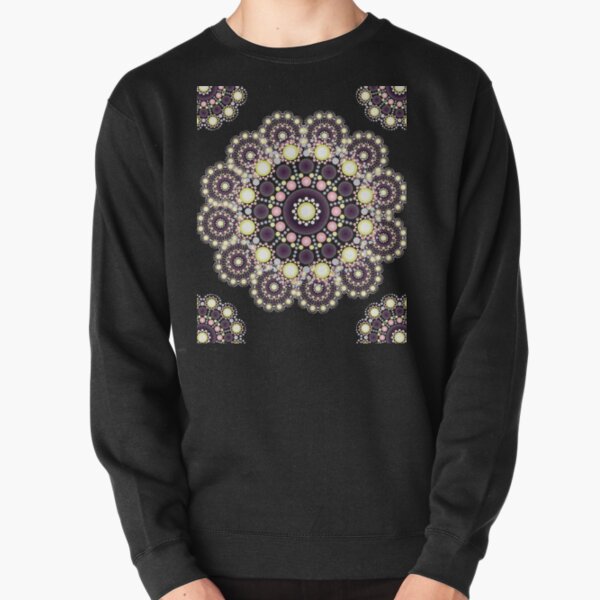 Mandala dotted Pullover Sweatshirt