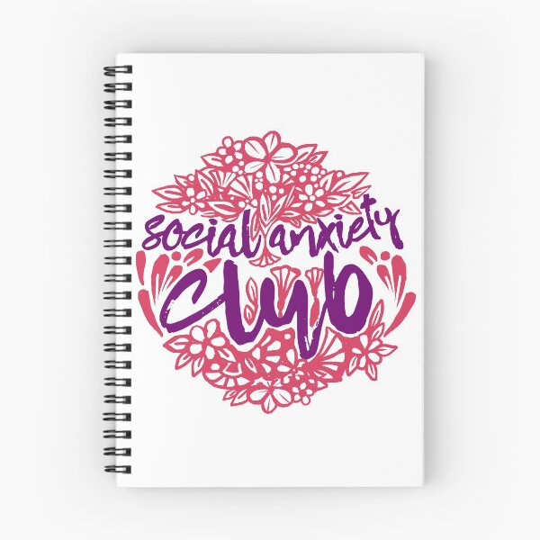 Item preview, Social Anxiety Club Flower Style (pink&violet colors) designed and sold by DarrriaDesign.