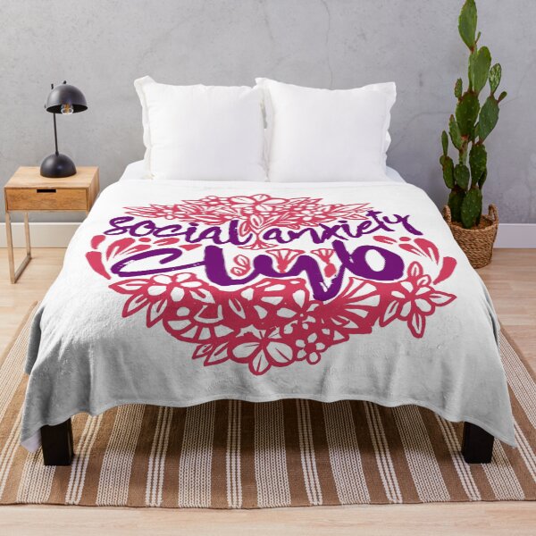 Item preview, Social Anxiety Club Flower Style (pink&violet colors) designed and sold by DarrriaDesign.