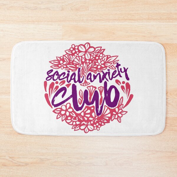 Item preview, Social Anxiety Club Flower Style (pink&violet colors) designed and sold by DarrriaDesign.
