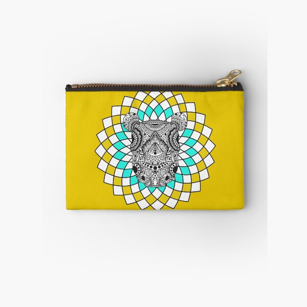 Item preview, Mandalas Dotted Zentagle Mediation Dotten Pattern rhinoceros Art Therapy Radial designed and sold by KLINESTORE.