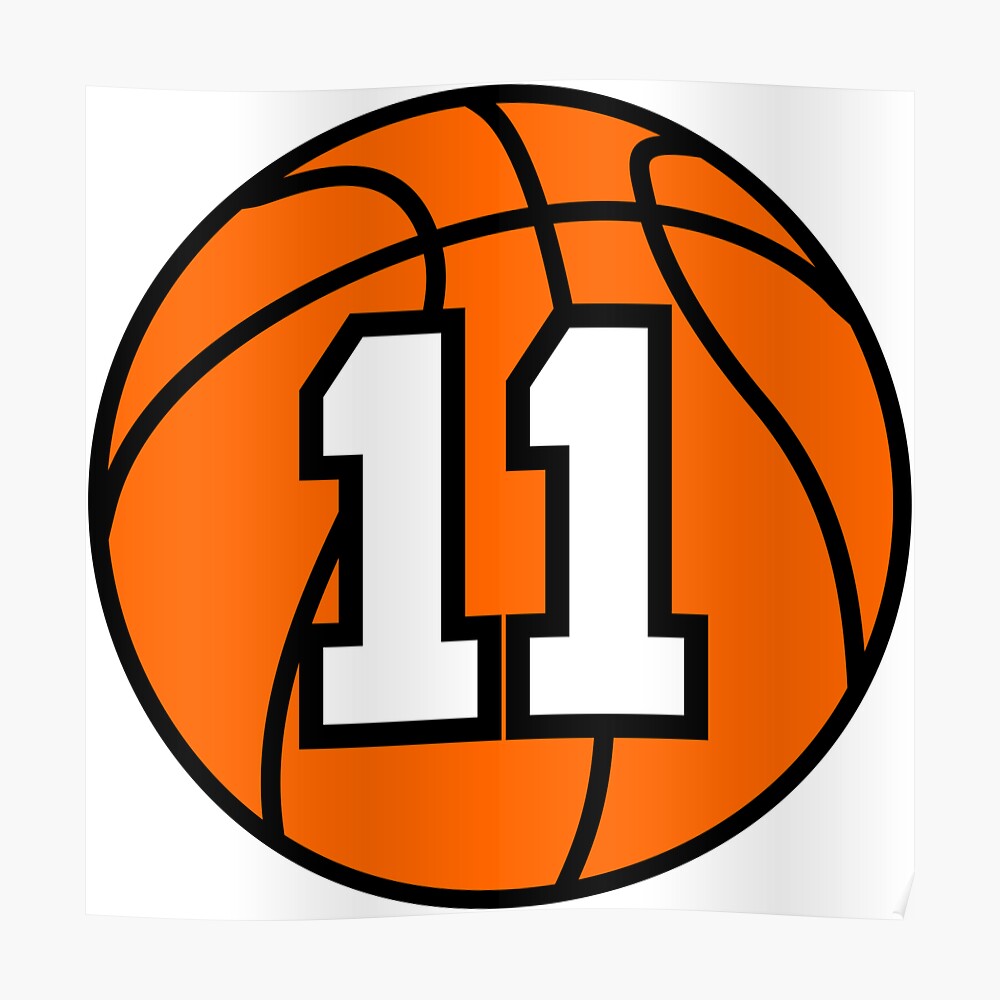 Стикеры 11. Basketball number 6 PNG.