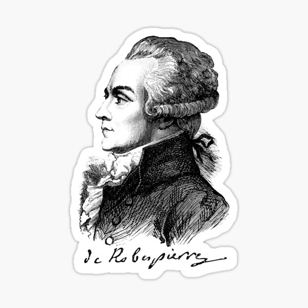 Item preview, Maximilien de Robespierre Sketch - French Revolution, Jacobin, Revolutionary, Historical designed and sold by SpaceDogLaika.