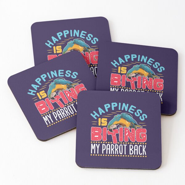 Item preview, Happiness Is Biting My Parrot Back designed and sold by jaygo.