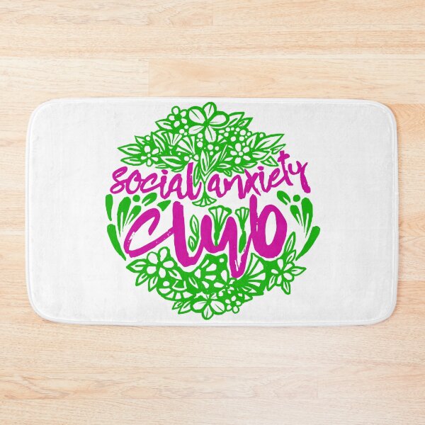 Item preview, Social Anxiety Club Flower Style (pink&green colors) designed and sold by DarrriaDesign.