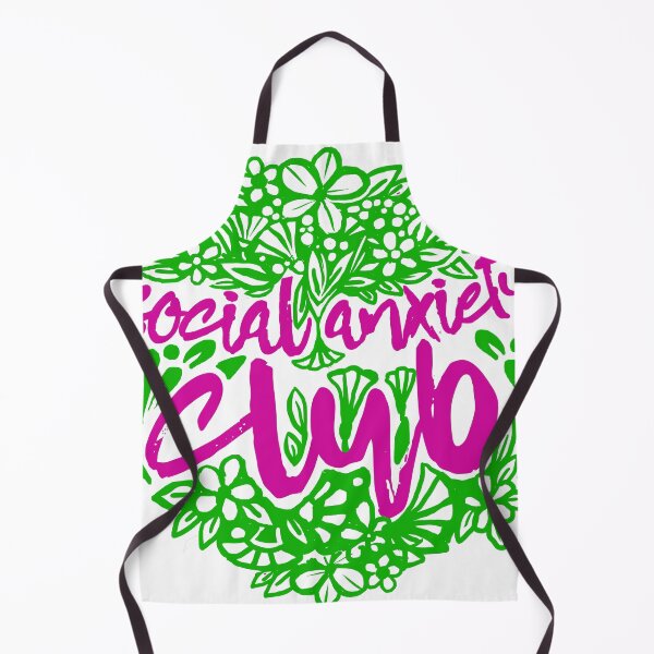 Item preview, Social Anxiety Club Flower Style (pink&green colors) designed and sold by DarrriaDesign.