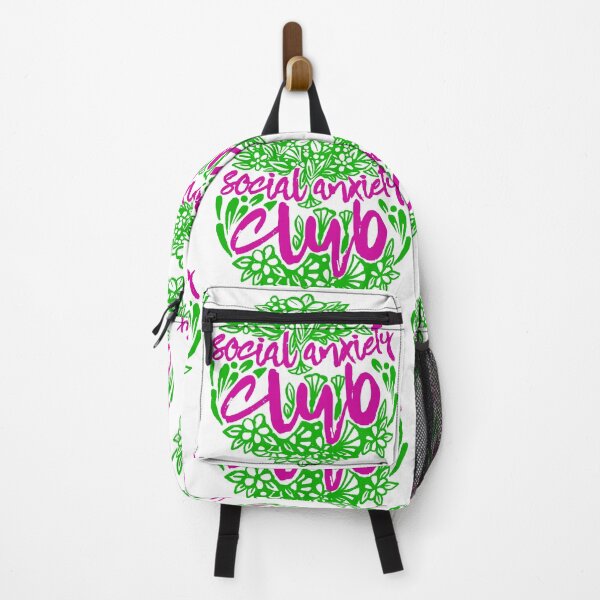 Item preview, Social Anxiety Club Flower Style (pink&green colors) designed and sold by DarrriaDesign.
