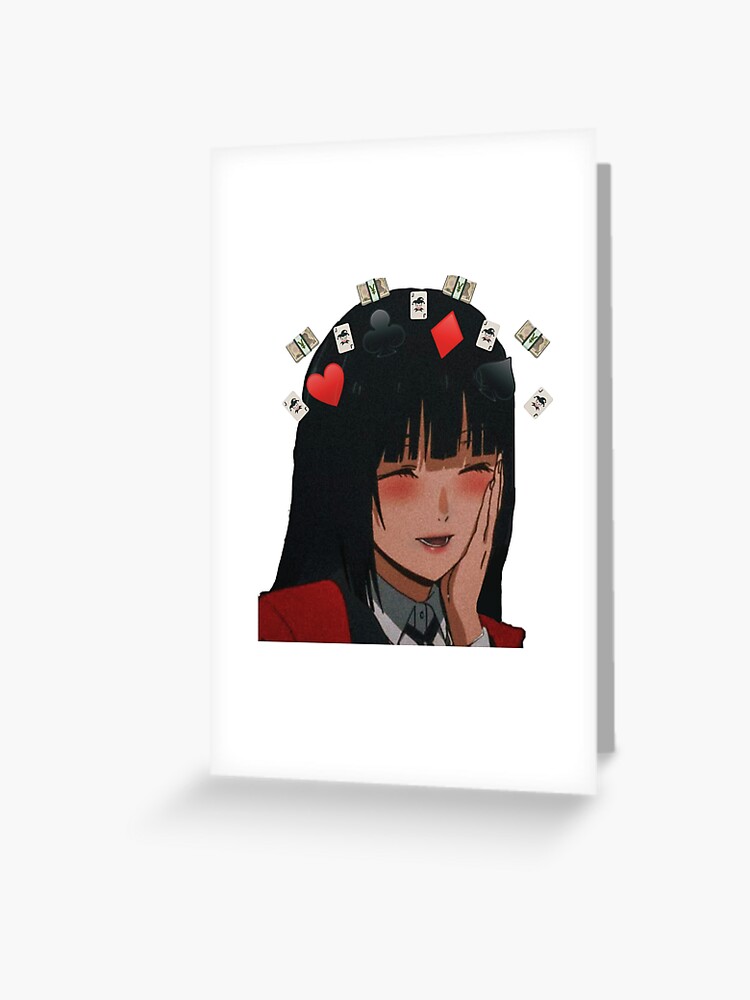 Kakegurui - Yumeko Jabami cards anime Greeting Card for Sale by