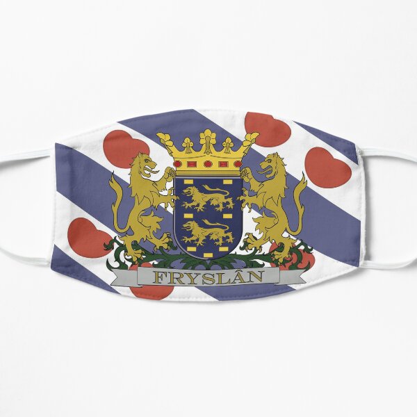 Provinciewapen van Friesland (Friesland Coat of Arms) Flat Mask