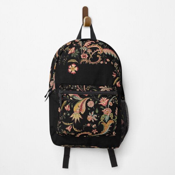 Item preview, Floral Pattern on Black designed and sold by Greenbaby.