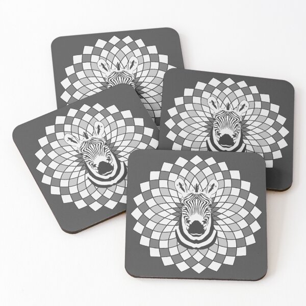 Item preview, Mandalas Dotted zebra Zentagle Mediation Dotten Pattern Art Therapy Radial designed and sold by KLINESTORE.
