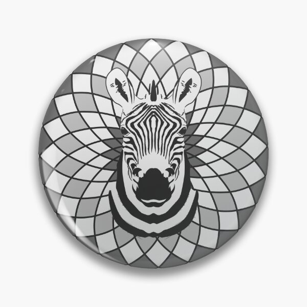 Item preview, Mandalas Dotted zebra Zentagle Mediation Dotten Pattern Art Therapy Radial designed and sold by KLINESTORE.