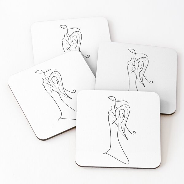 Item preview, Spiritualist - Elegant and simple abstract Guardian Angel - Caroline Laursen Original designed and sold by Caroline Laursen.