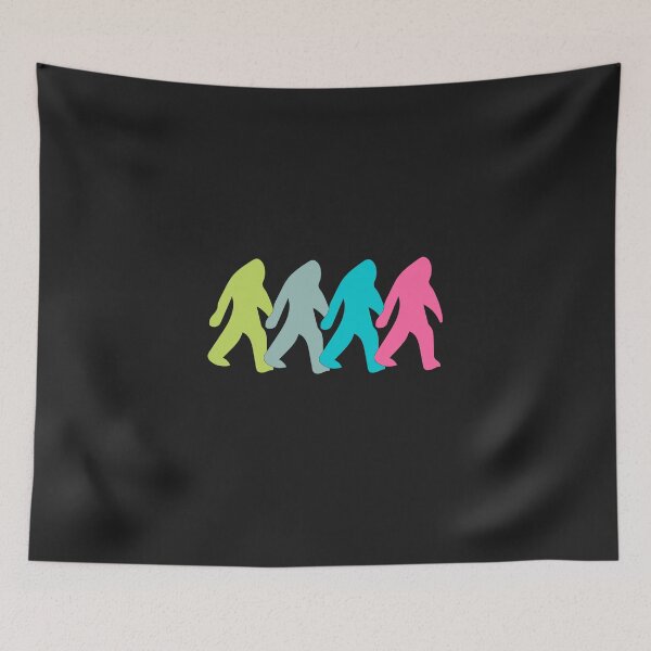 Item preview, Colorful bigfoot Retro designed and sold by Habituzz Brand.