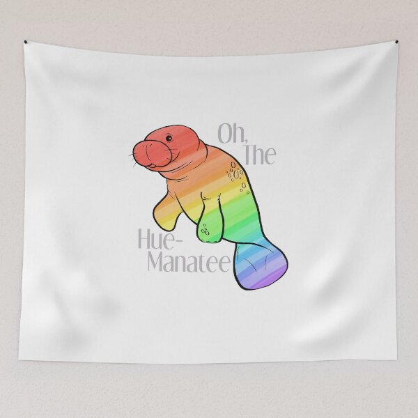 Item preview, Oh, the hue-manatee designed and sold by inkwolfdesigns.