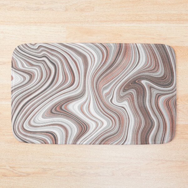Item preview, Rose gold agate liquid marble texture fluid artwork designed and sold by CynthiaGraphics.