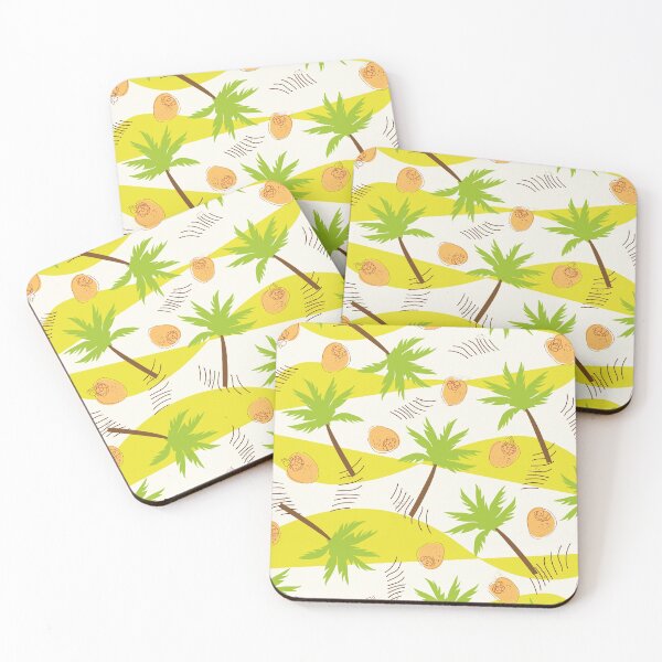 Item preview, Coconut palm trees pattern designed and sold by Paula Murray.