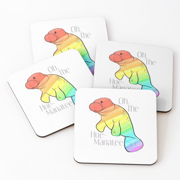 Item preview, Oh, the hue-manatee designed and sold by inkwolfdesigns.