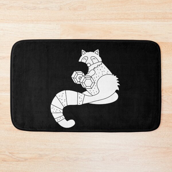 Item preview, Crossfit raccoon with dumbbell designed and sold by TrueType.