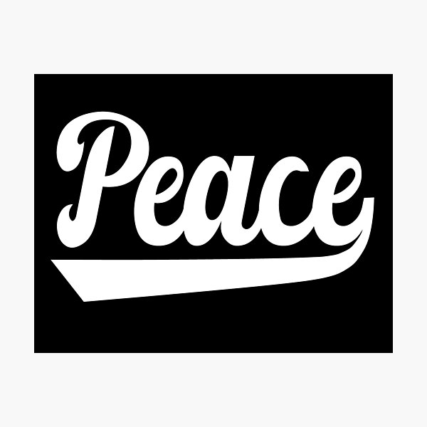 Item preview, Peace pacifism designed and sold by GeogDesigns.