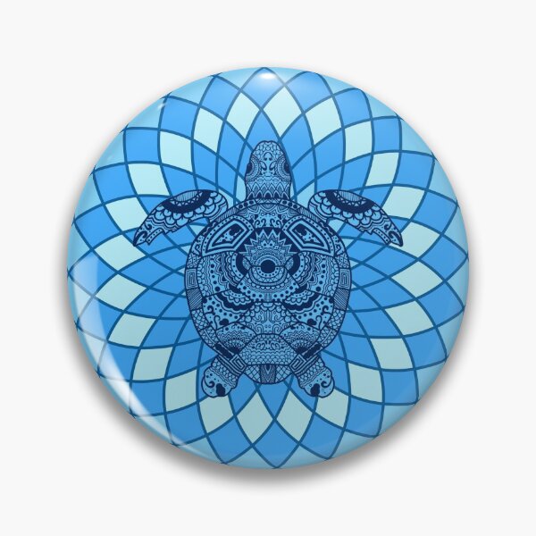 Item preview, Mandalas Dotted turtle Zentagle Mediation Dotten Pattern Art Therapy Radial designed and sold by KLINESTORE.