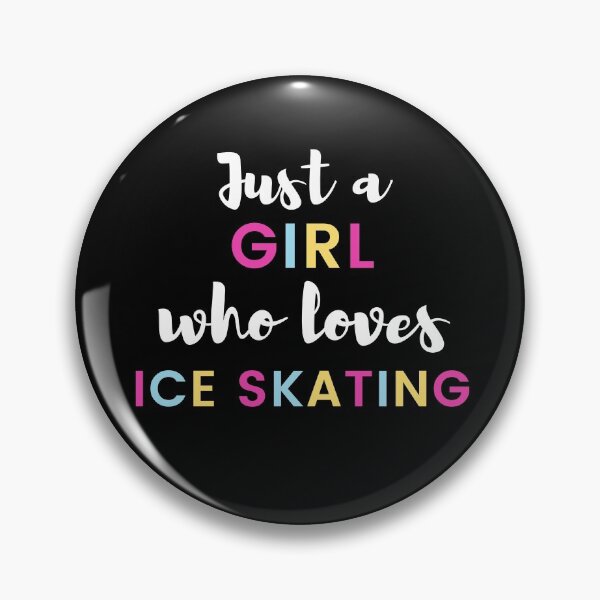 Item preview, Just a girl who loves ice-skating designed and sold by TheGreenGoat.