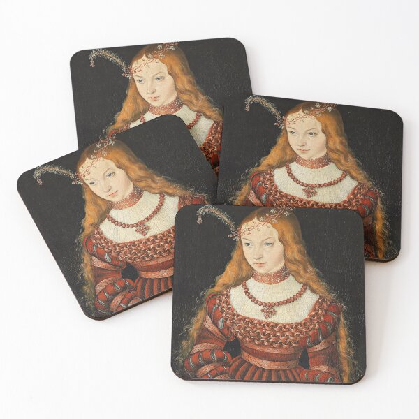 Item preview, Portrait of Princess Sibylle of Cleve - Lucas Cranach the Elder designed and sold by brushandframes.