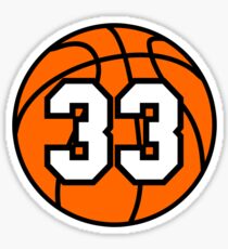 Basketball 33 Sticker