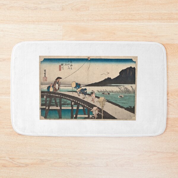 Item preview, Utagawa Hiroshige (1797-1858) - Fifty-three Stations of the Tokaido Japanese woodblock print designed and sold by cdmprints.