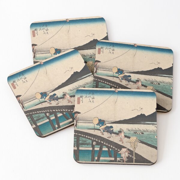 Item preview, Utagawa Hiroshige (1797-1858) - Fifty-three Stations of the Tokaido Japanese woodblock print designed and sold by cdmprints.