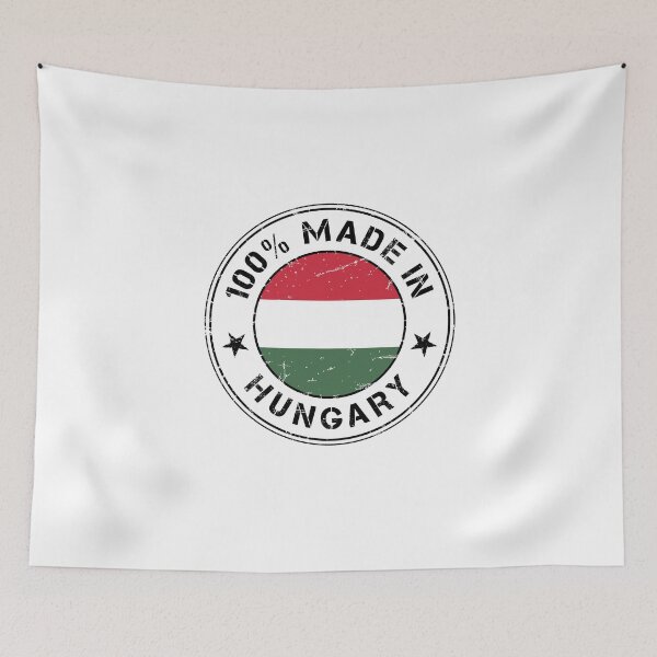 Item preview, Hungary Hungarian flag flag stamp designed and sold by GeogDesigns.