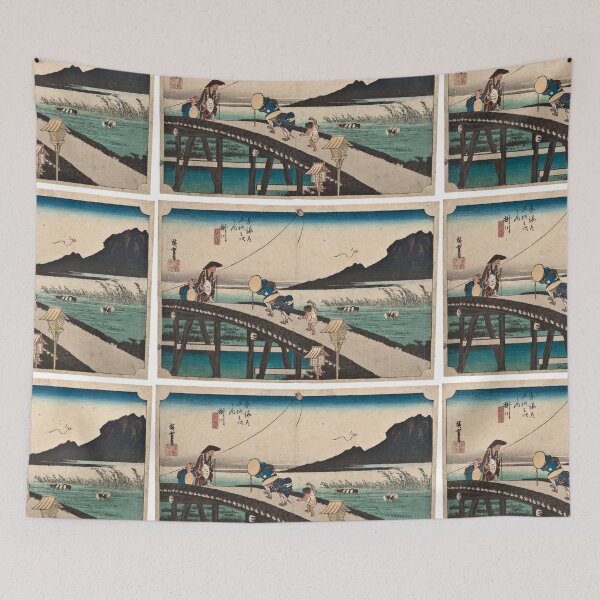 Item preview, Utagawa Hiroshige (1797-1858) - Fifty-three Stations of the Tokaido Japanese woodblock print designed and sold by cdmprints.