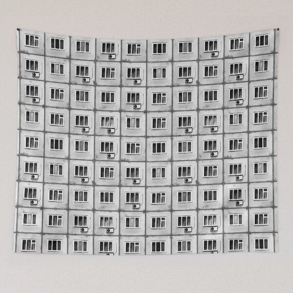 Item preview, WINDOWS WHITE PATTERN designed and sold by Valeria Agibalova.
