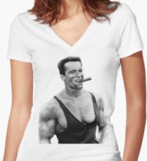 Arnold Women's Fitted V-Neck T-Shirt